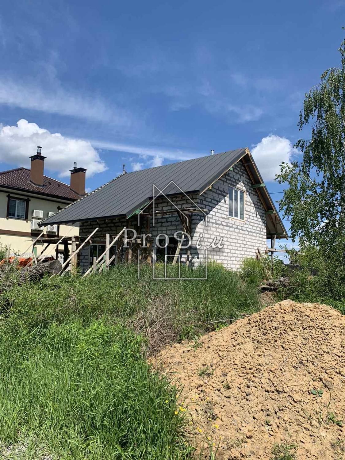 Продажу будинку, Глеваха, Вул. Фастівська 120 кв.м.Недобудова
