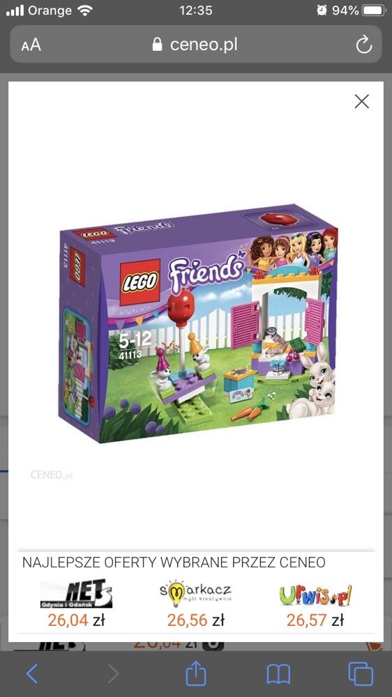 Lego Friends Sklep z prezentami 41113