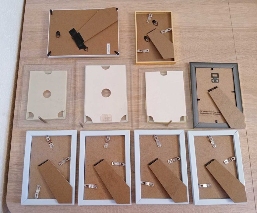 Ramki na zdjęcia 10 sztuk + 1 gratis