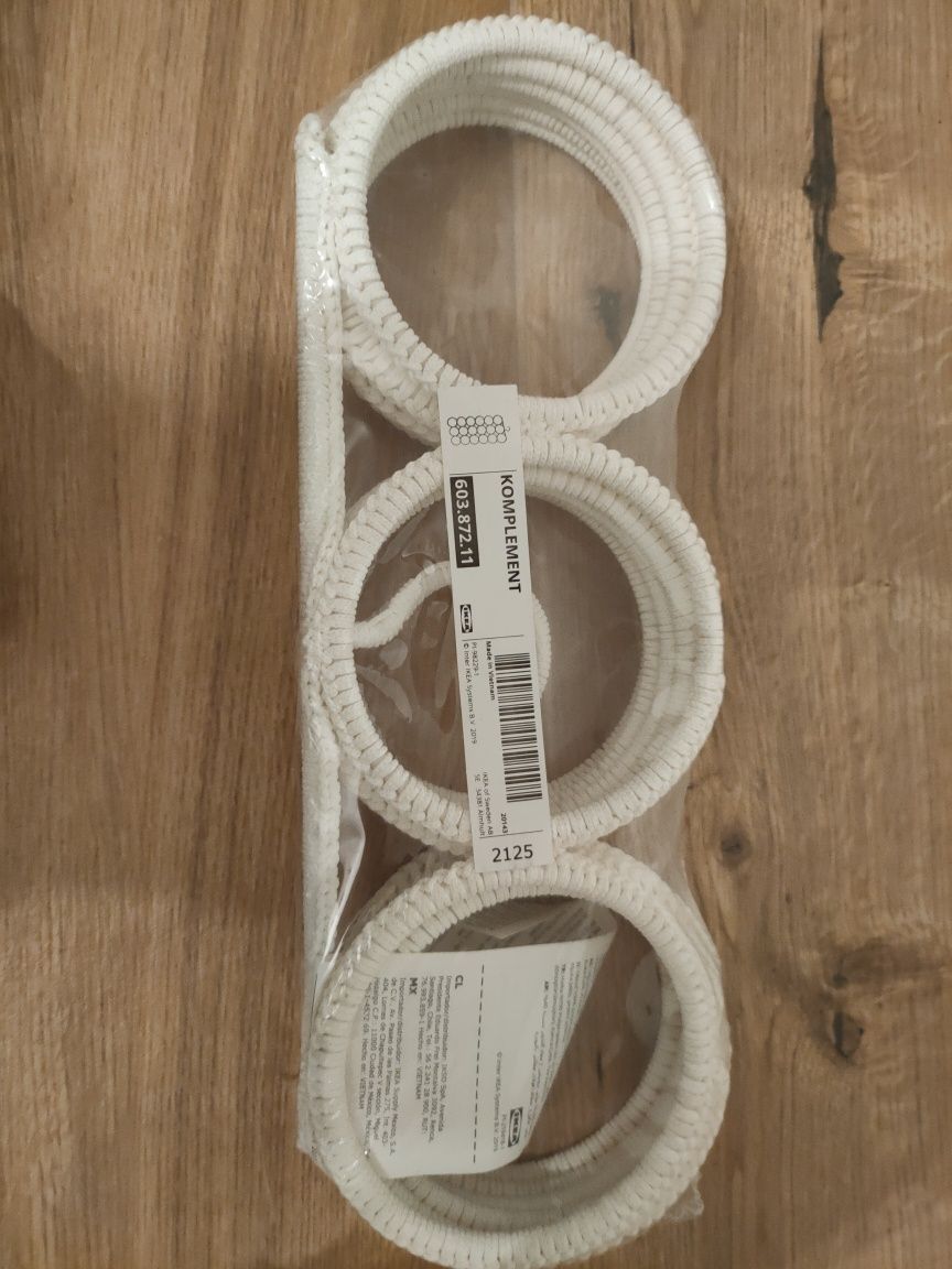 Ikea wieszak wielofunkcyjny, biały, pojemnik na ubrania, pościel