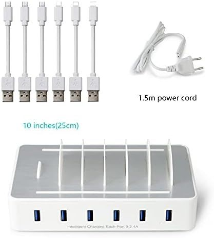 Stacja ładowania do telefonów itp. 6 x usb