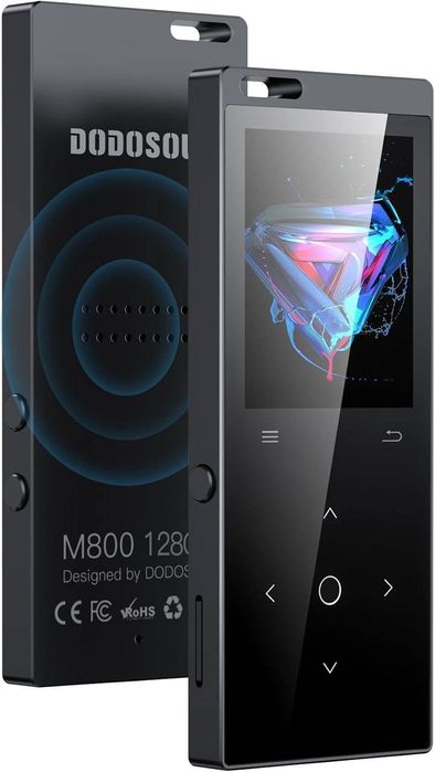 MP3 плеєр 128Gb DODOSOUL M800 з Bluetooth 5.2 з радіо та диктофо