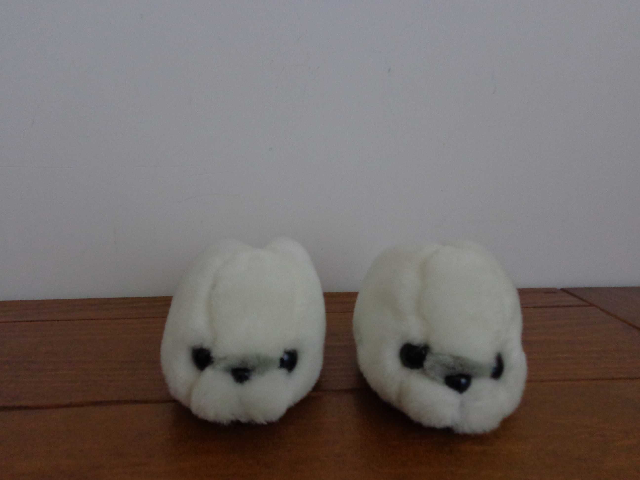 Pantufas de criança em peluche