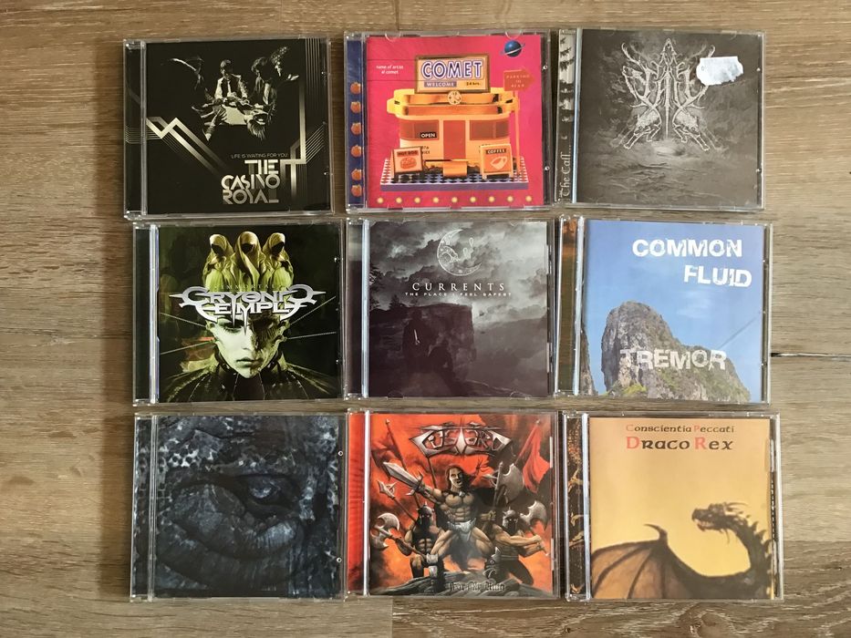 CDs vários metal , rock , letra C+D . Todos a 2€