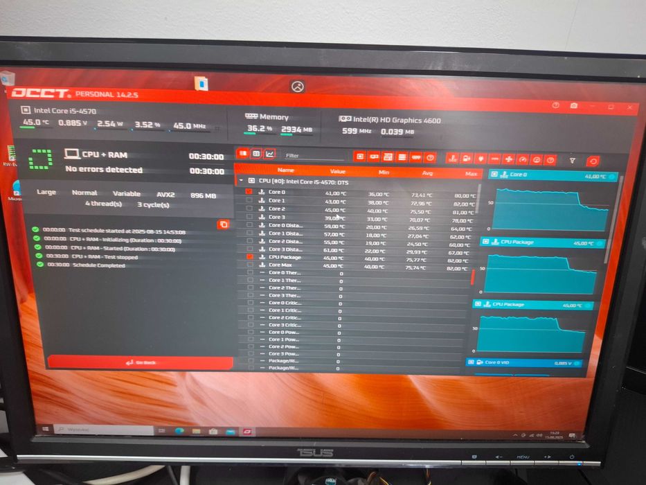 Komputer HP Elitedesk 800 i5 4570 8GB RAM 120 GB SSD Win10PRO