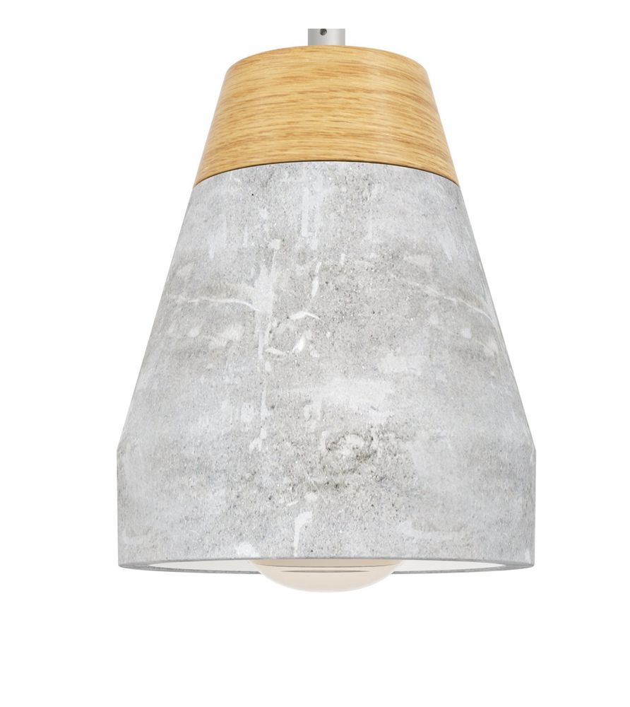 Piękna betonowa lampa wisząca, styl loft