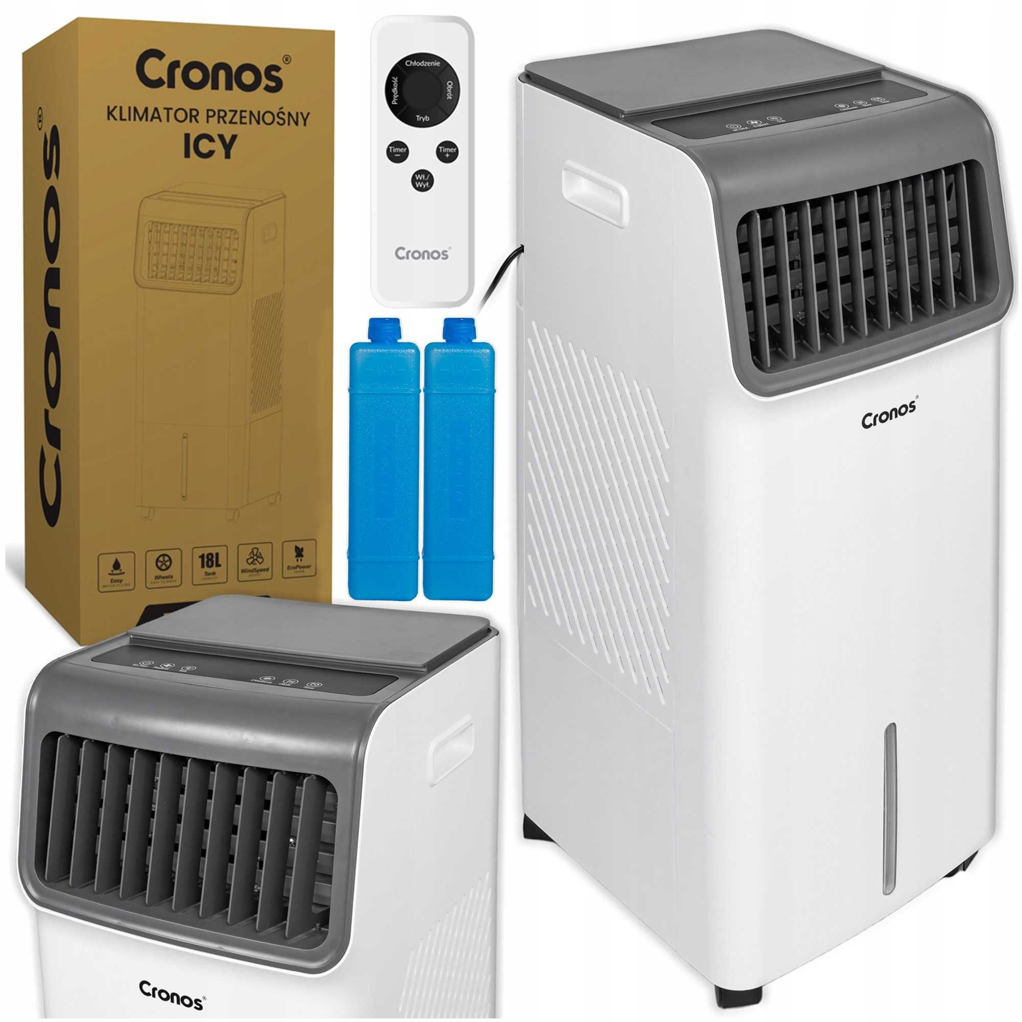 Кондиціонер переносний Cronos Icy 85 Вт 18л PURIFIER 2in1