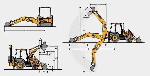 Екскаватор навантажувач JCB 3CX Оренда Послуги Гідромолот Самоскиди