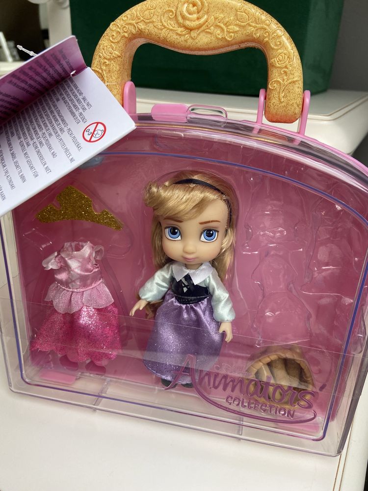 Zestaw Disney Store Lalka Aurora Mini Laleczka Animators