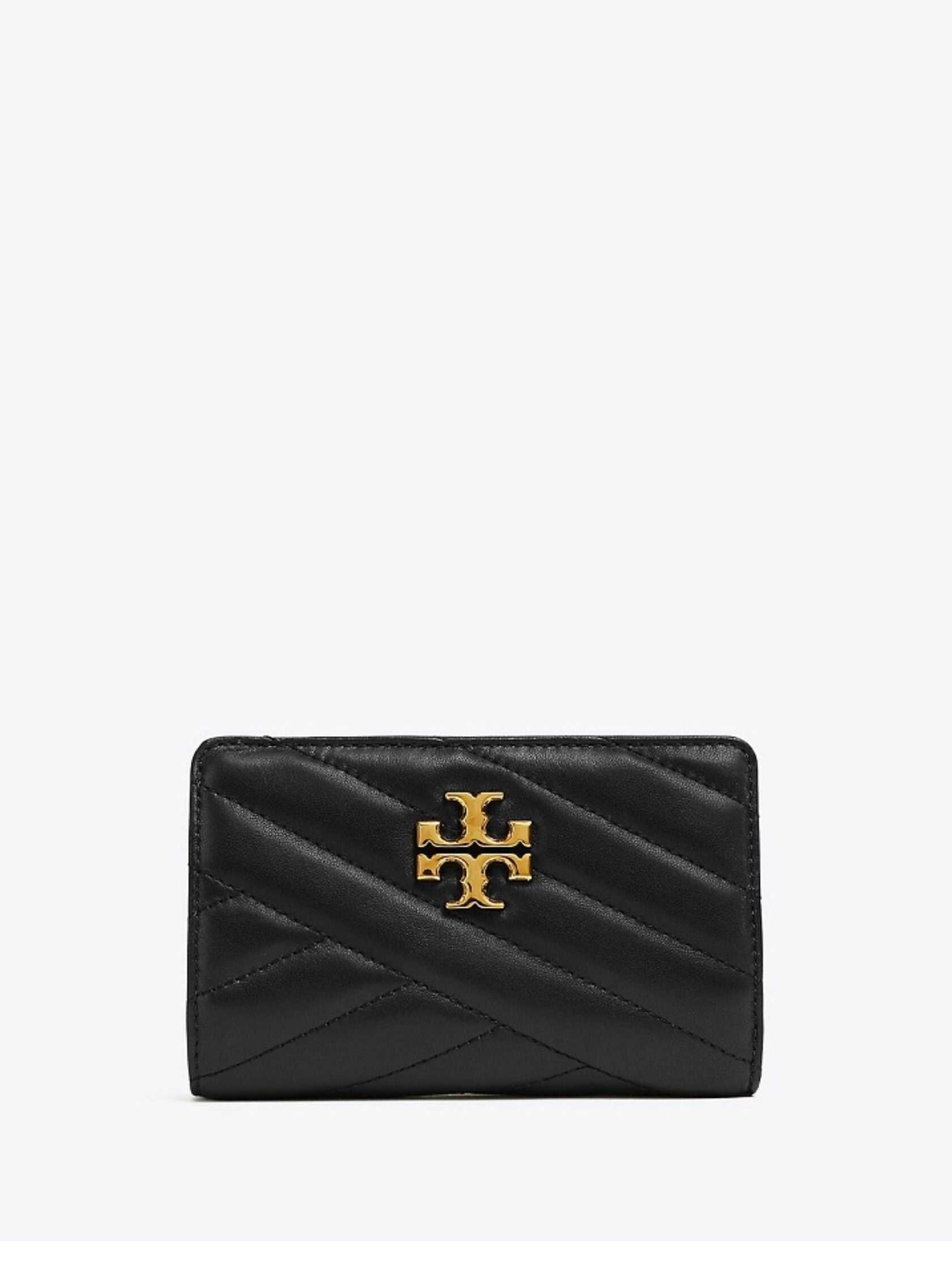 Гаманець Tory Burch Kira Chevron Medium Slim Wallet Black