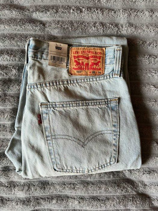 Джинси Levis 565 Loose, Кастомізовані. Оригінал! Розмір 32/34.