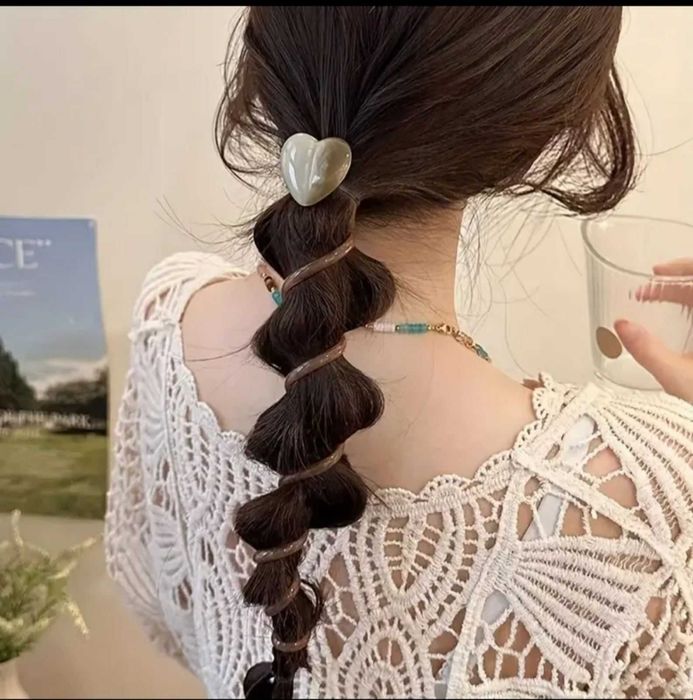 Трендовые заколки краб резинки-браслеты на руку, спираль . Новые