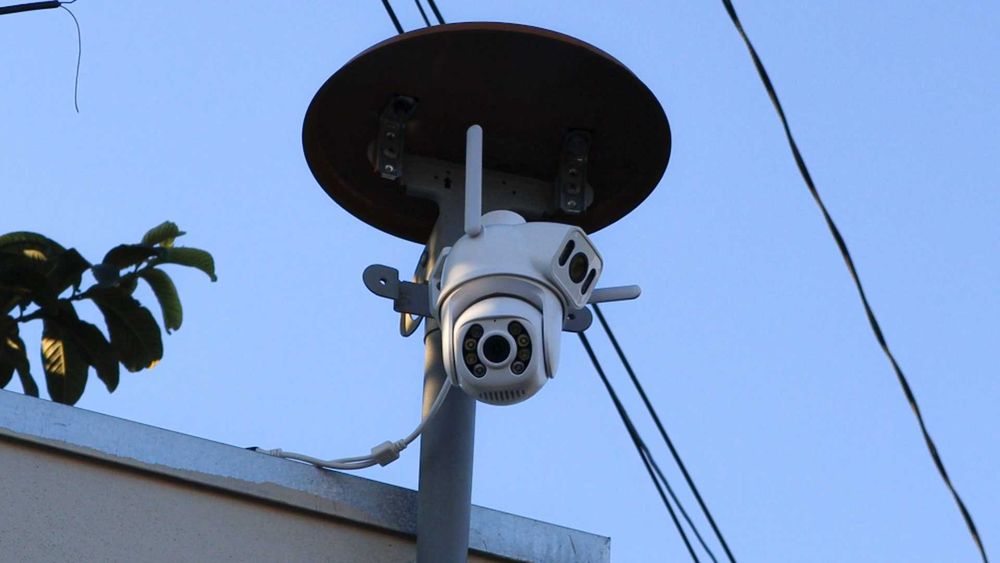 Дві вуличні 6Мп камери WiFi в одній, поворотна і ширококутна