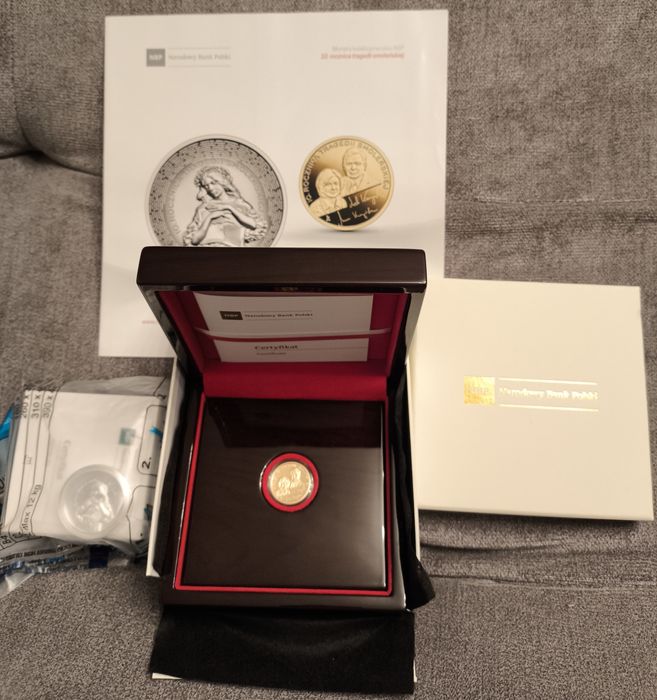 Złota Moneta 100 zł Srebrna Moneta  10. rocznica tragedii smoleńskiej