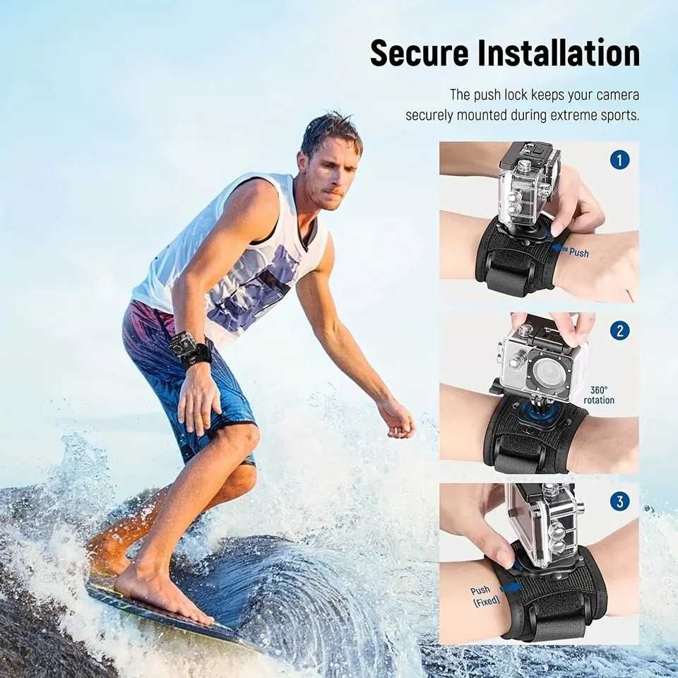 Opaska na nadgarstek uchwyt do Insta360 Gopro DJI Action