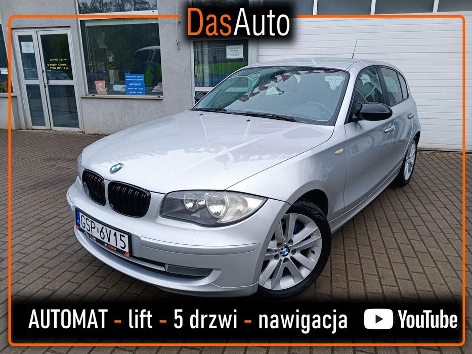 BMW Seria 1 AUTOMAT - lift - 5 drzwi - nawigacja - bezwypadkowy - FILM