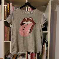 Szary T-shirt The Rolling Stones r S/M H&M