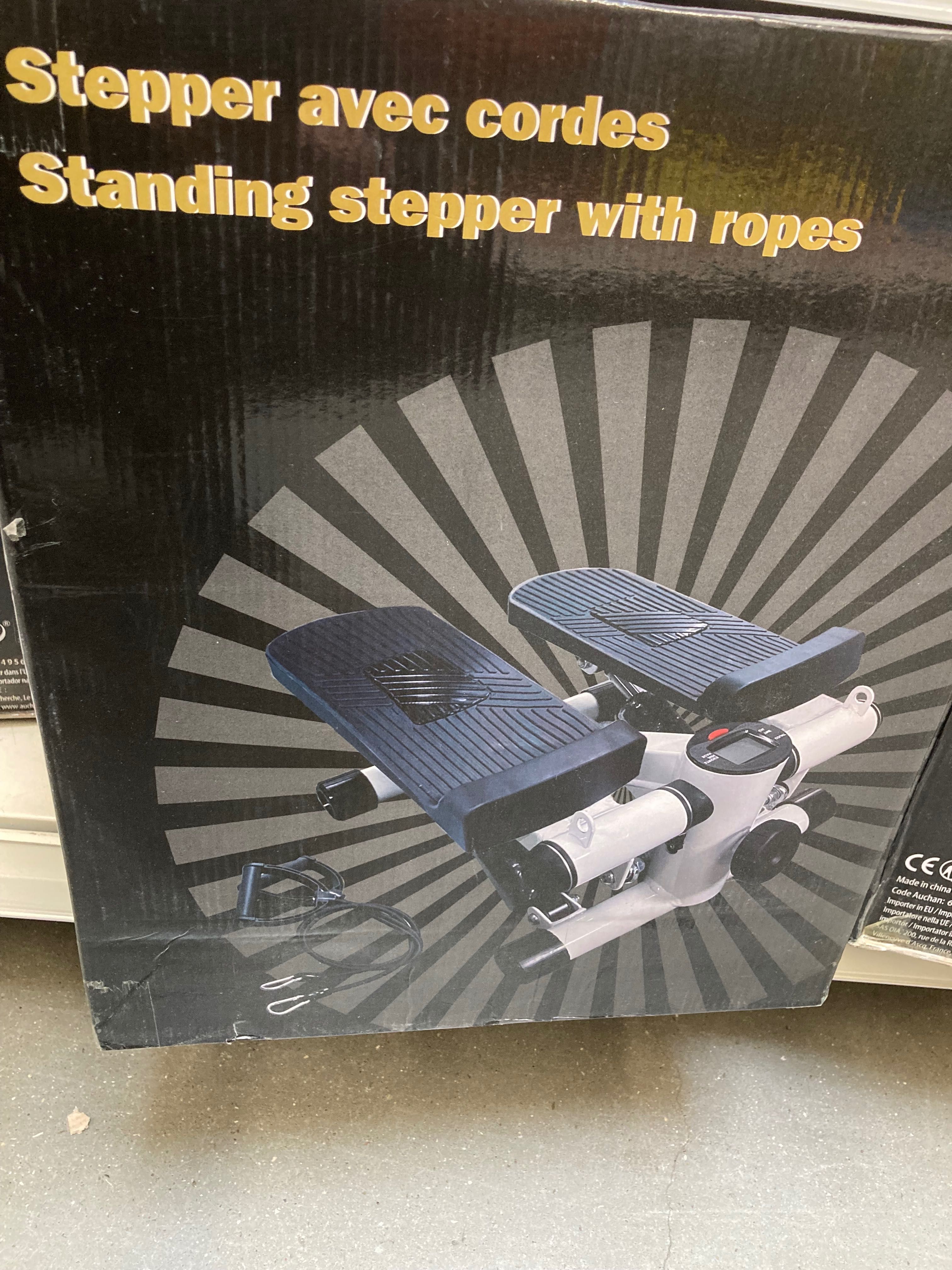 Nowy Stepper step z licznikiem i linami ekspanderami do ćwiczeń