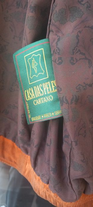 Blusão homem em pele