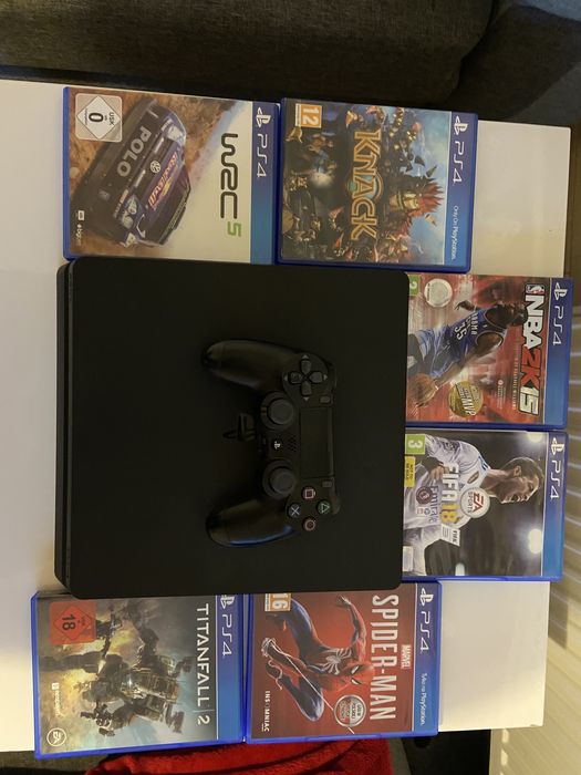 ps4 slim 800gb + 6 gier gratis