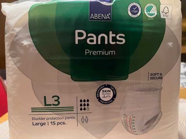 Pieluchomajtki ABENA Pants Premium L3 (Large)