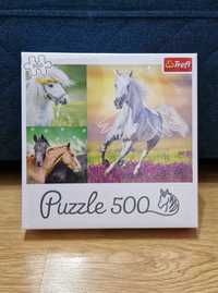 Puzzle konie 500 elementów