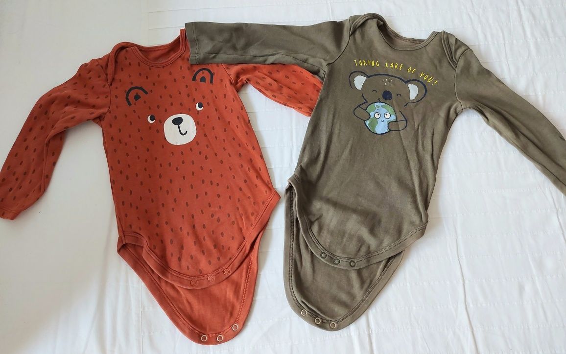 4 bodies manga comprida 80 cm/ 12 meses roupa bebé