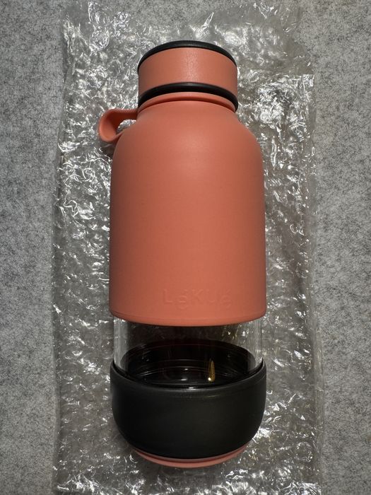 Butelka szklana NOWA na wode Lekue 500ml