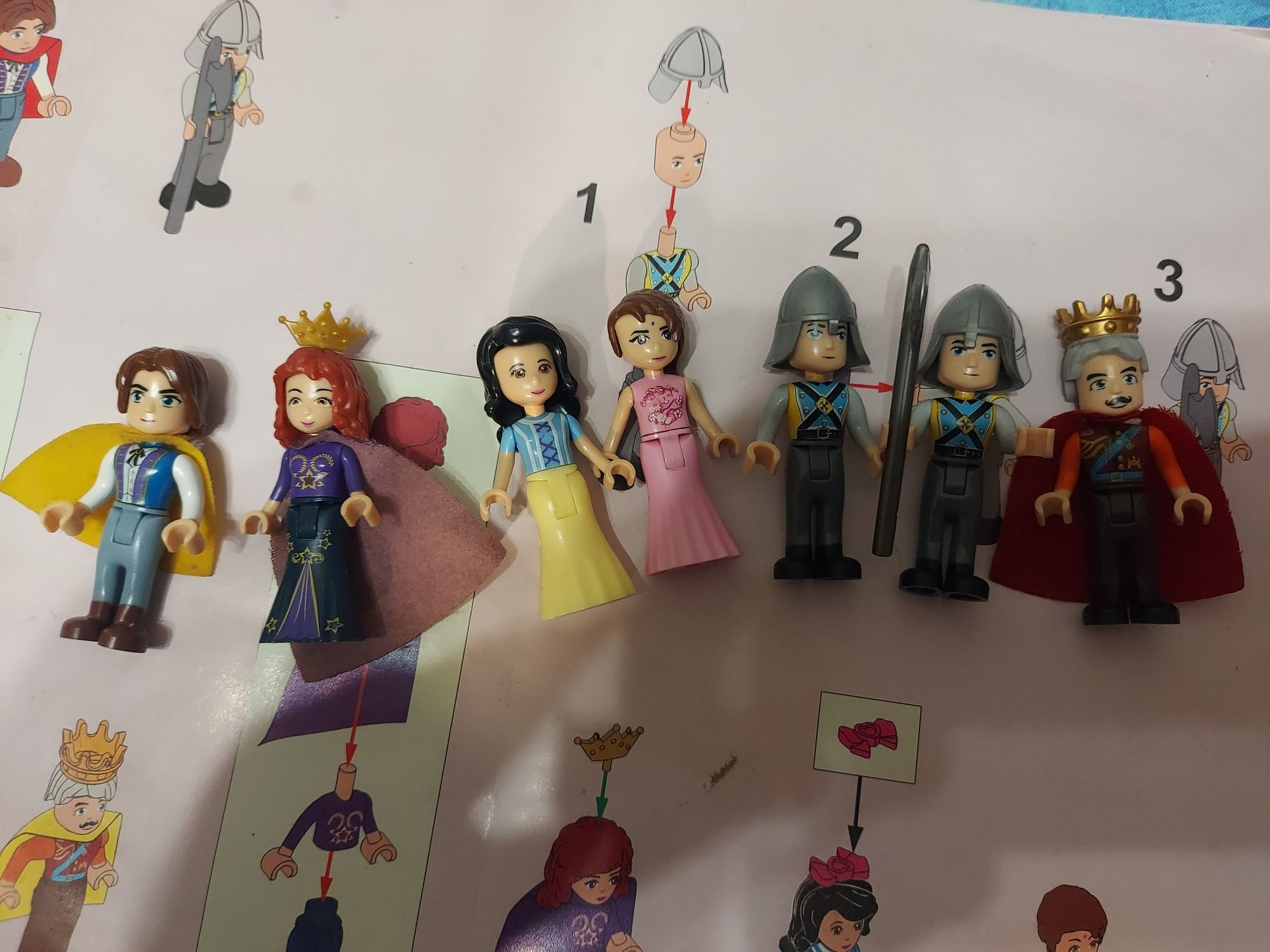 Конструктор лего замок принцессы Winner Snow Princess 938 деталей