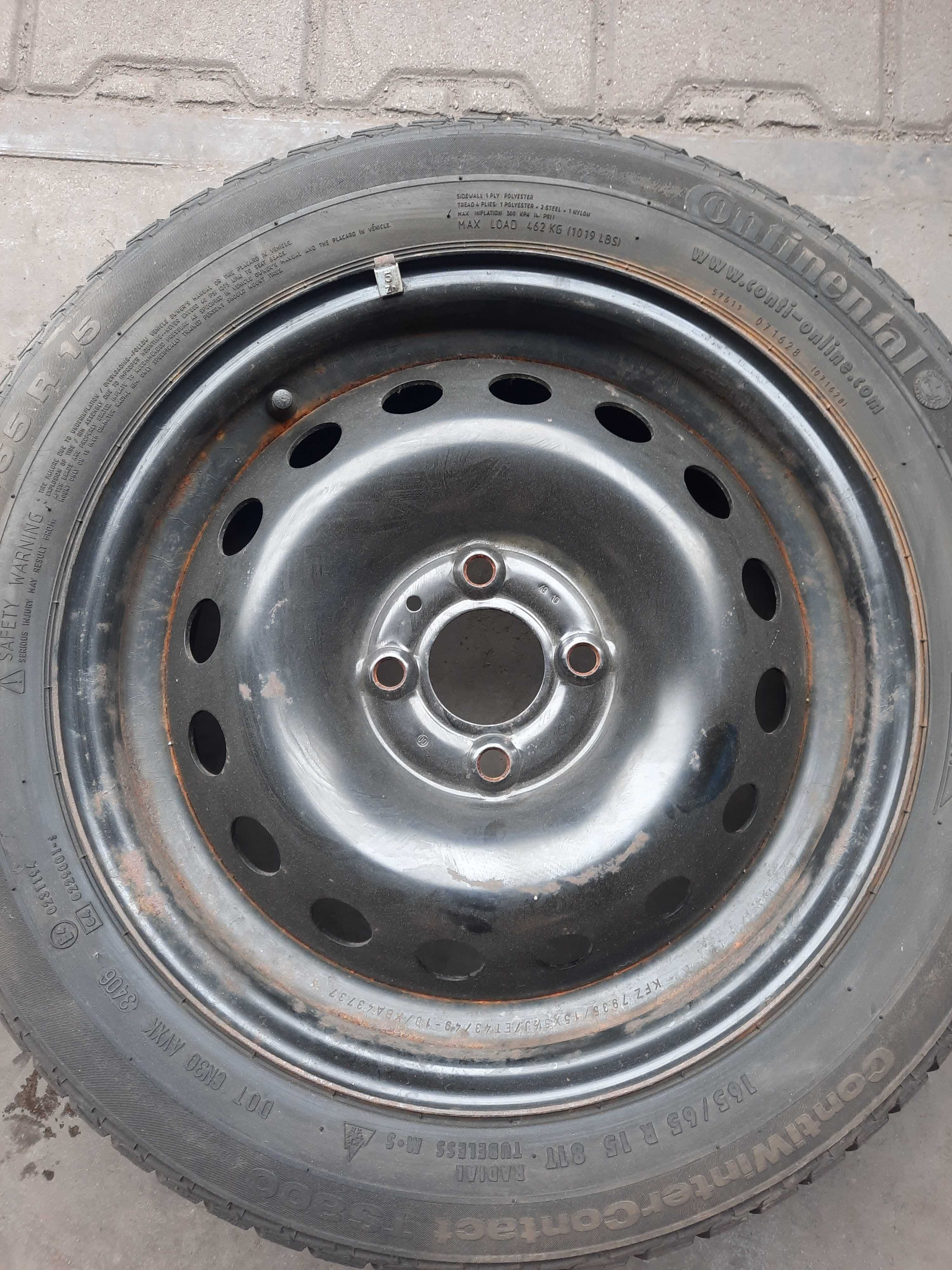Felga stalowa używana 5,5x15 ET43 4x100 Renault Clio III , Modus
