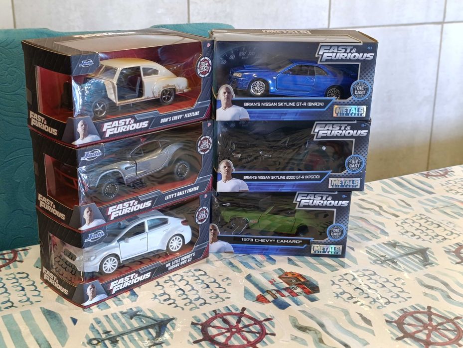 Coleção de miniaturas velocidade furiosa 1/32