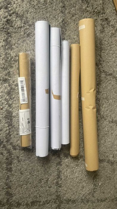 Skaj tapicerski samoprzylepny, gotowe części 2,33m2 łącznie - czarny