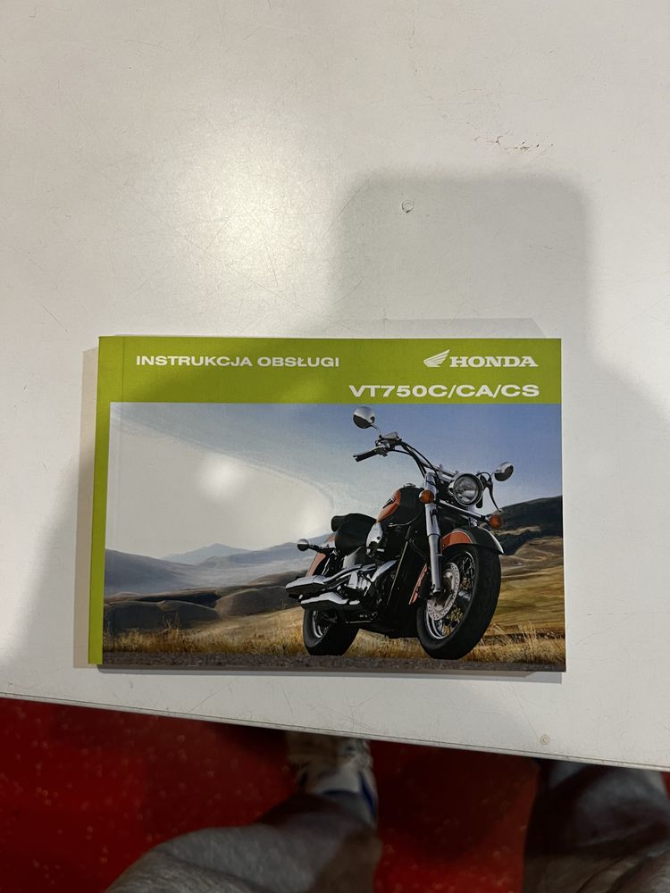Instrukcja obsługi do Hondy VT750C