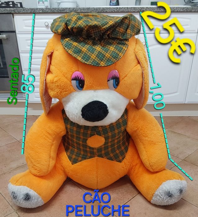 PELUCHE CÃO GRANDE E BONITO.Casa,Eventos,Aniversário,Sala,Quarto,Festa