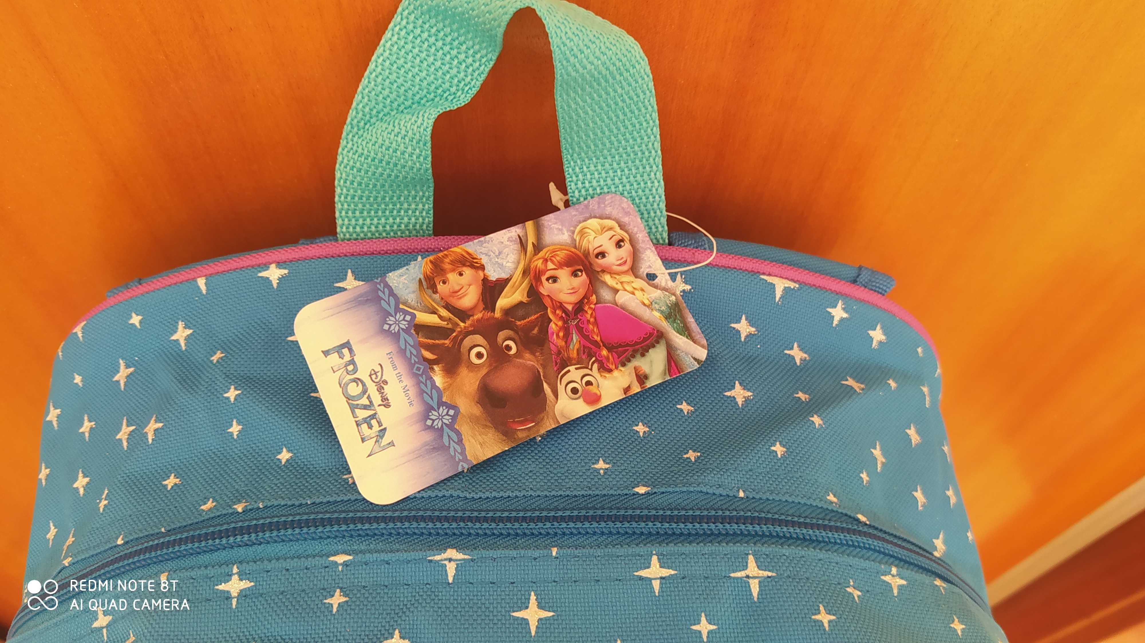 Conjunto de Mochila Frozen + saco com portes incluídos