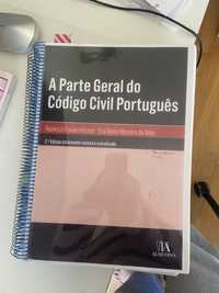 A parte geral do codigo civil portugues