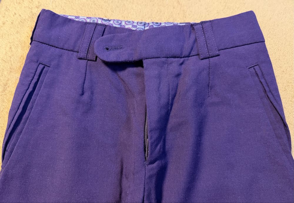 Piękne nowe spodnie wizytowe do garnituru 110