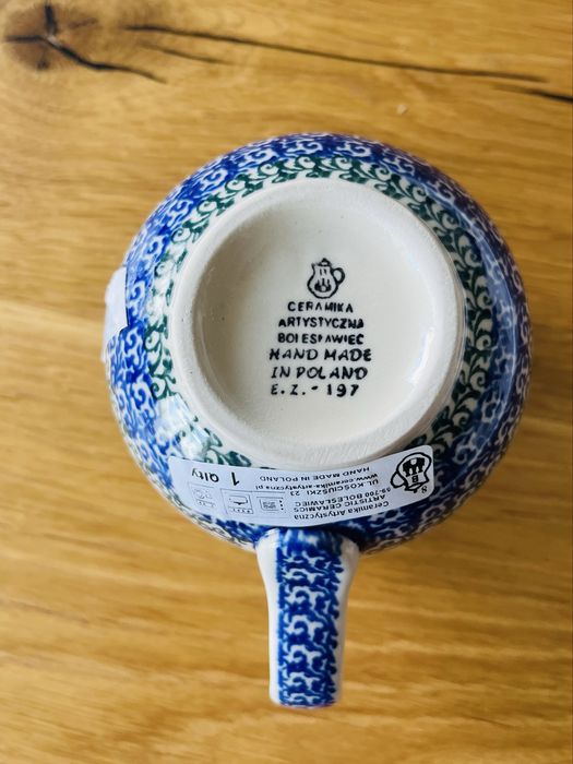 Ceramika bolesławiec kubek czeski 300 ml