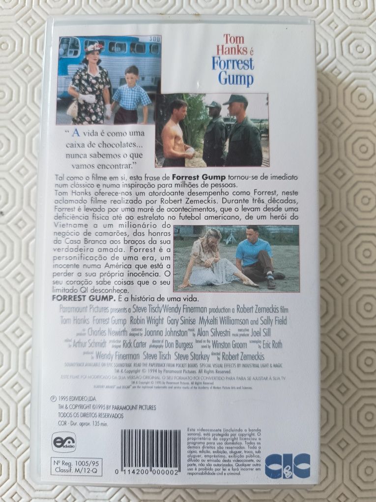Cassete VHS Forrest Gump