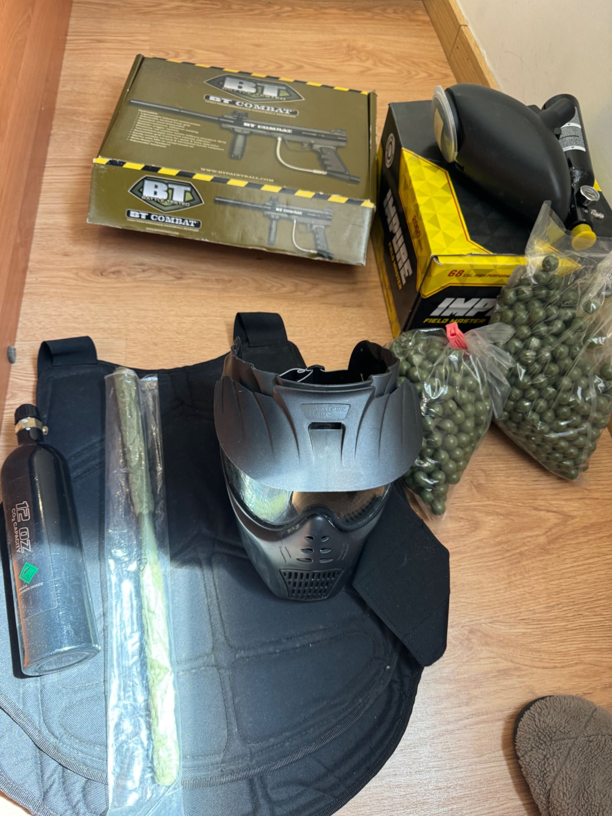 Kit completo paintball