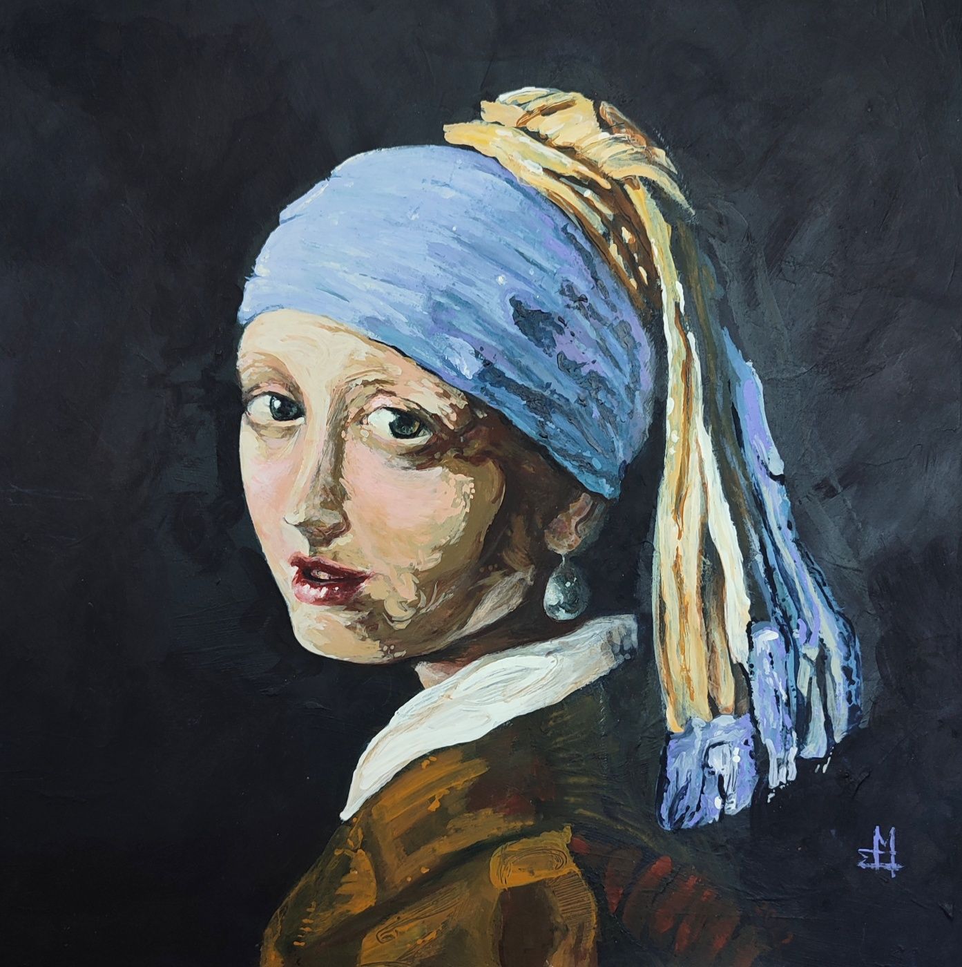 Reprodukcja obrazu "Dziewczyna z perłą" Jan Vermeer
