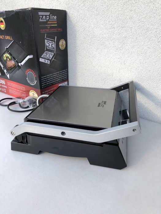 Гриль електрична Zepline 3500W Сендвічниця гриль електричний