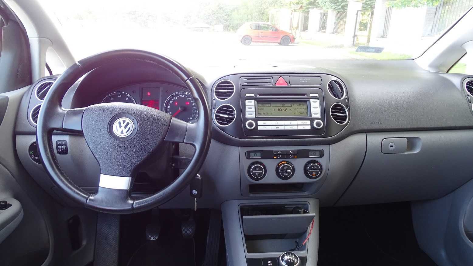 VW GOLF PLUS 1,6 BENZY+GAZ,ZAREJESTR,klima,elektryka,czujniki,radio