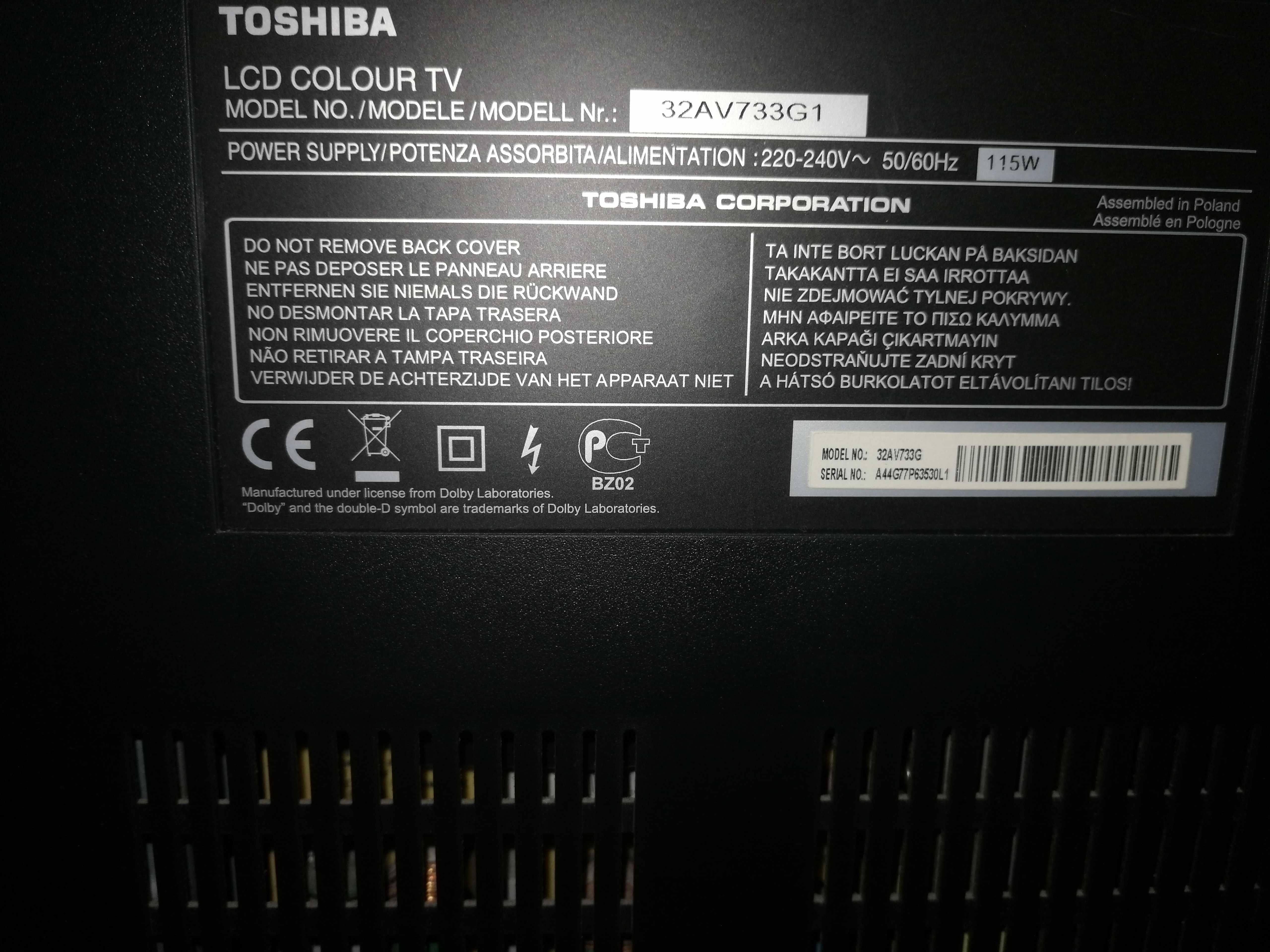 Telewizor Toshiba 32 cale