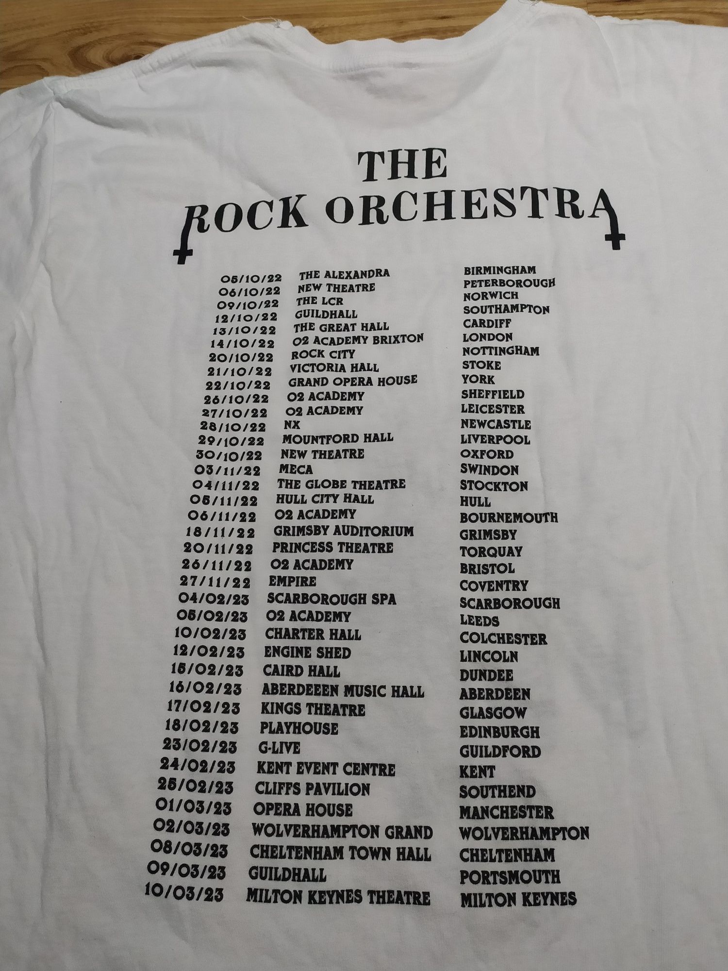 Biała Koszulka The Rock Orchestra