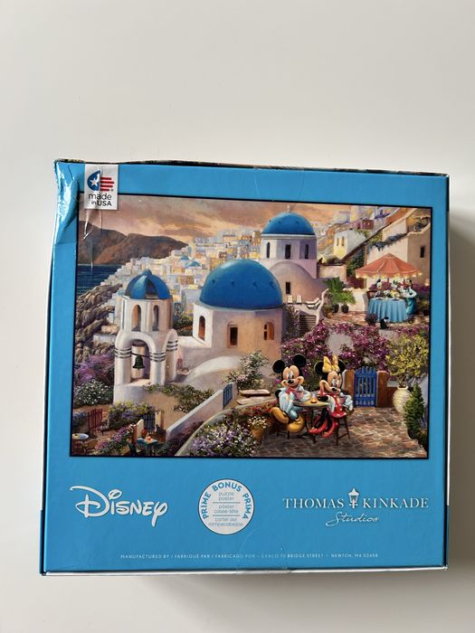 Puzzle 1000 disney mickey i minnie na santorini grecja