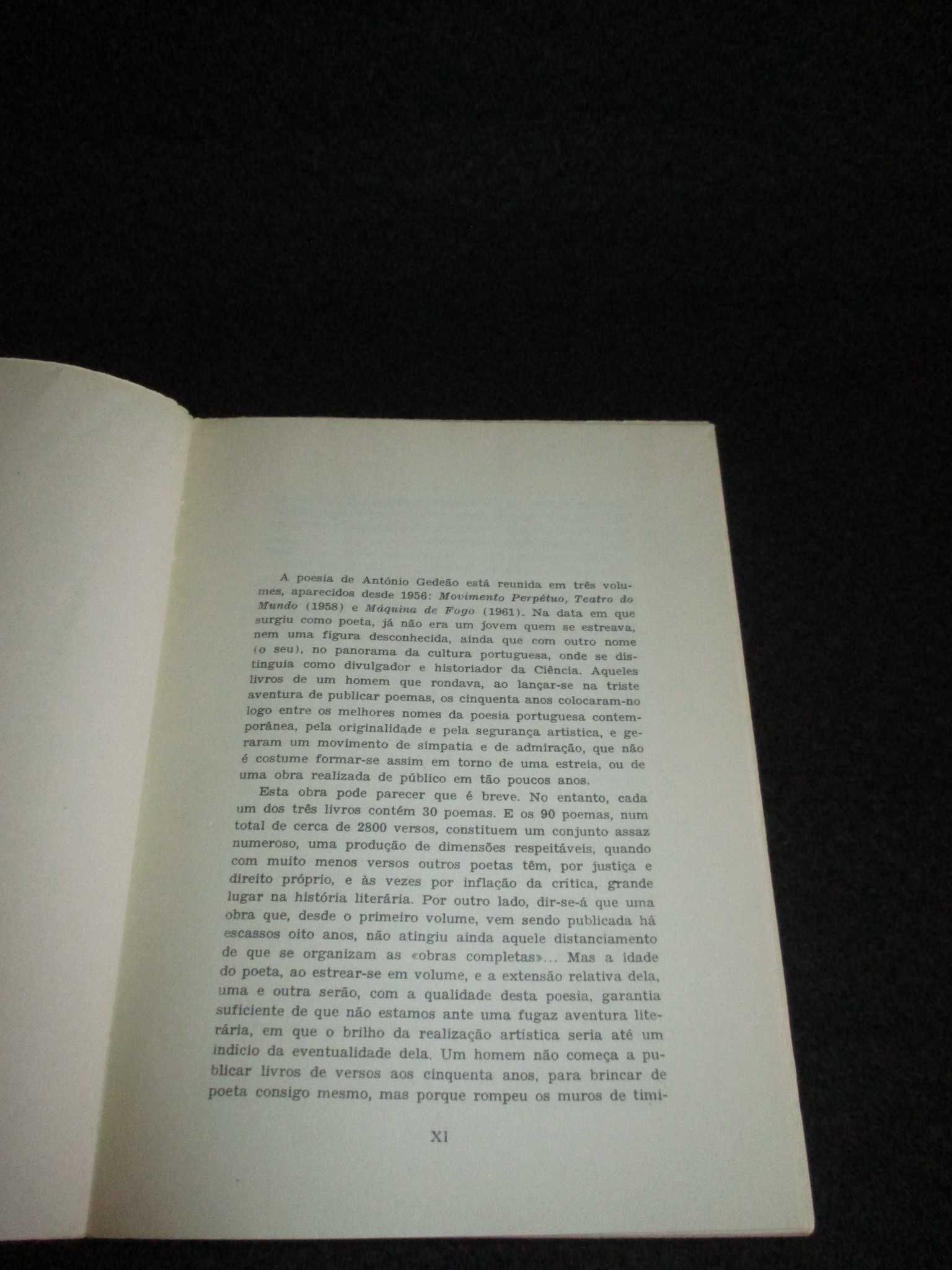 Livro Poesias Completas António Gedeão Poetas de Hoje 7ª edição