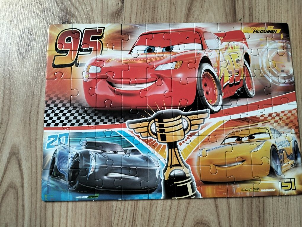 Puzzle cars 2 układanki po 60 puzzli