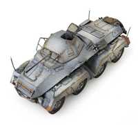 model diecast Artitec H0 1:87 samochód pancerny Sd.Kfz 231 Wehrmacht