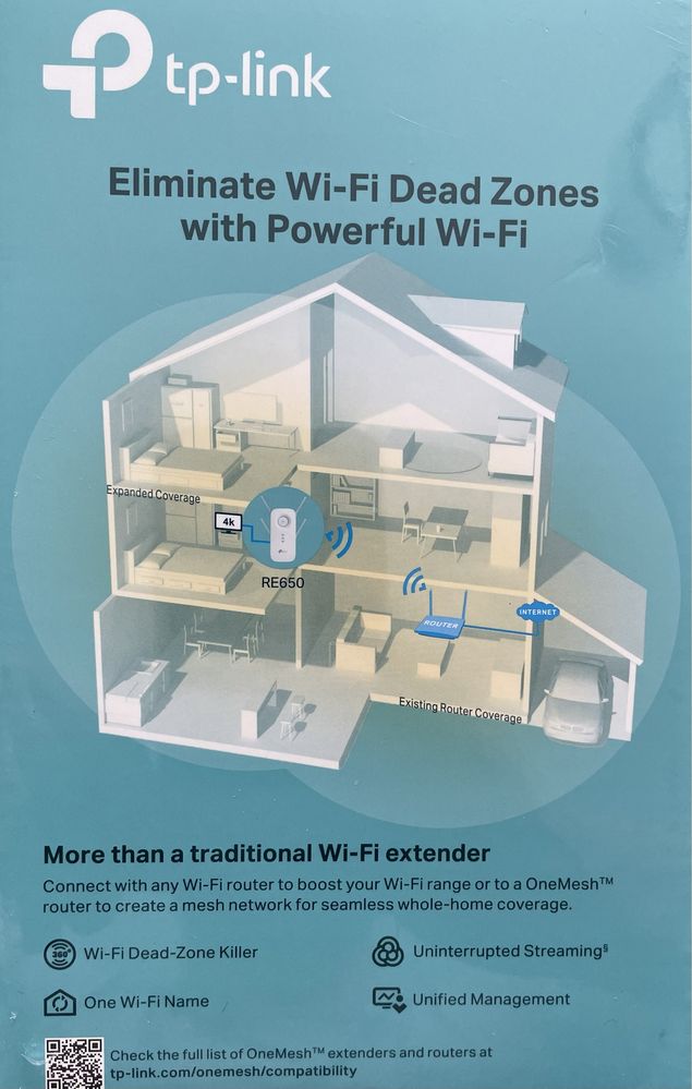 Wzmacniacz sygnału Wi-Fi TP-Link RE650 AC2600